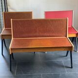 Trio of vintage EKA Wohnmobel benches