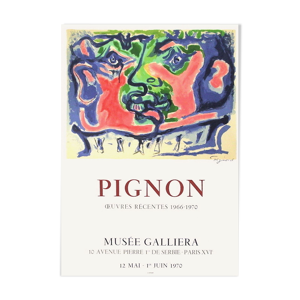Affiche edouard Pignon
