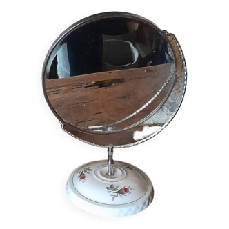 Ceramic standing mirror