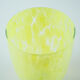 Lemon-coloured glass vase, Danish design, 1970s, made in Denmark