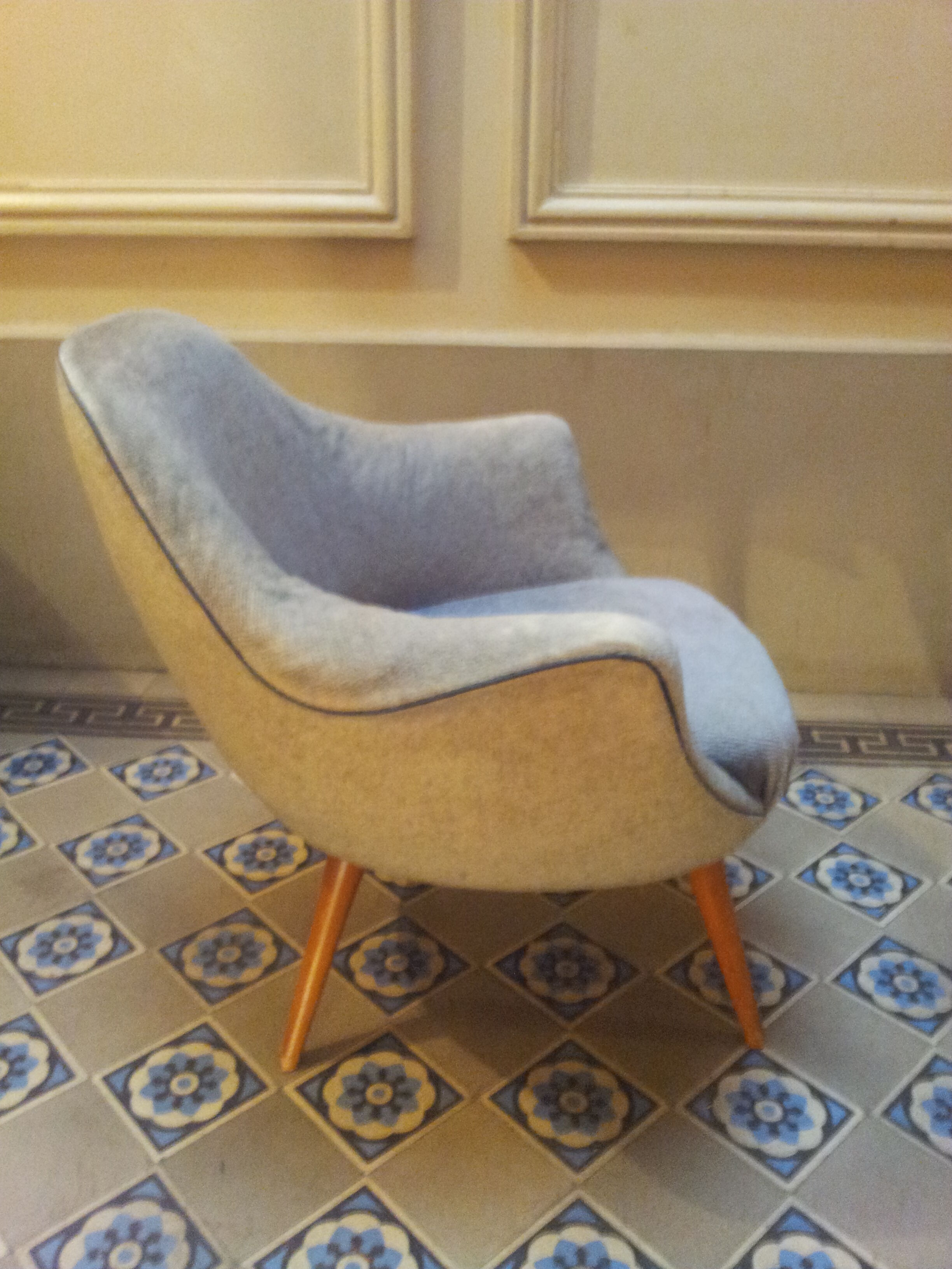 Cocktail couch 50 60 organic egg WOMB years Danish