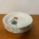 Set of 6 Antique Deep Plates Digoin & Sarreguemines - Model R