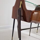 Ico Parisi Style Bedside Tables or Nightstands, Italy 1950's
