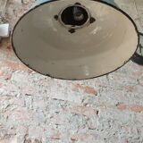 Industrial OBz pendant lamp from Wilkas A23, 1950