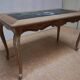Vintage Oak &  Mosaic Coffee Table with Brids, Louis XV style 1970s