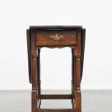 Table à abattants/table pliante ancienne en chêne anglais du 18ème siècle.