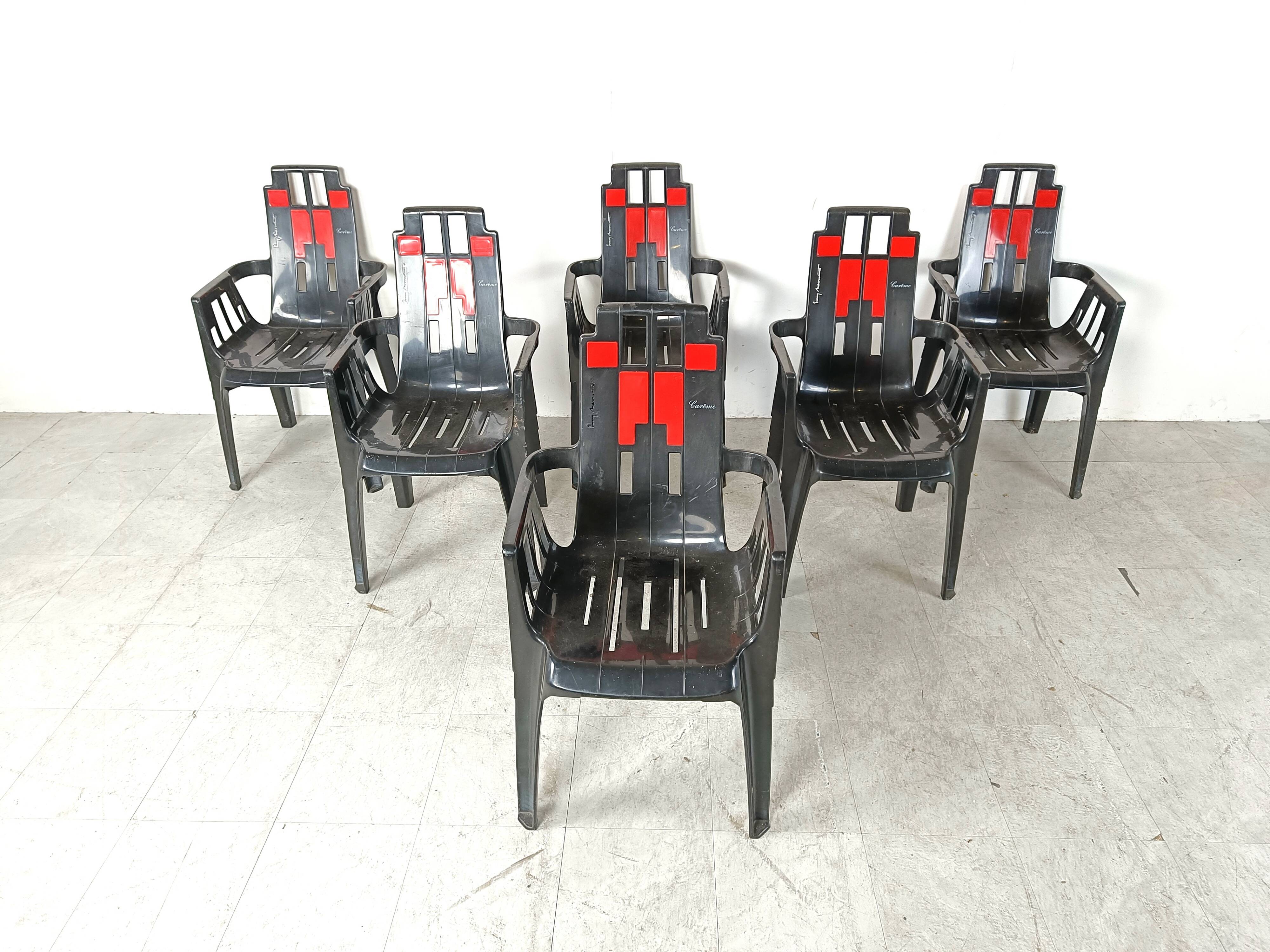 Boston Chairs by Pierre Paulin for Henry Massonnet, 1988, Set of 6
