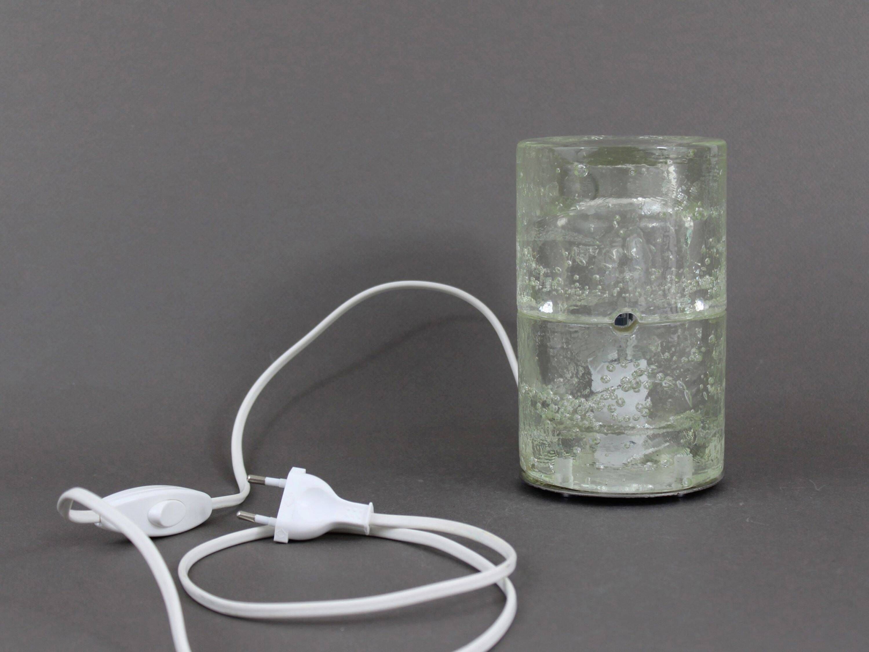 Italian Poliarte glass lamp by Albano Poli, 1960s