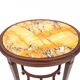 Table basse Art Nouveau à plateau en marbre, France, vers 1920.