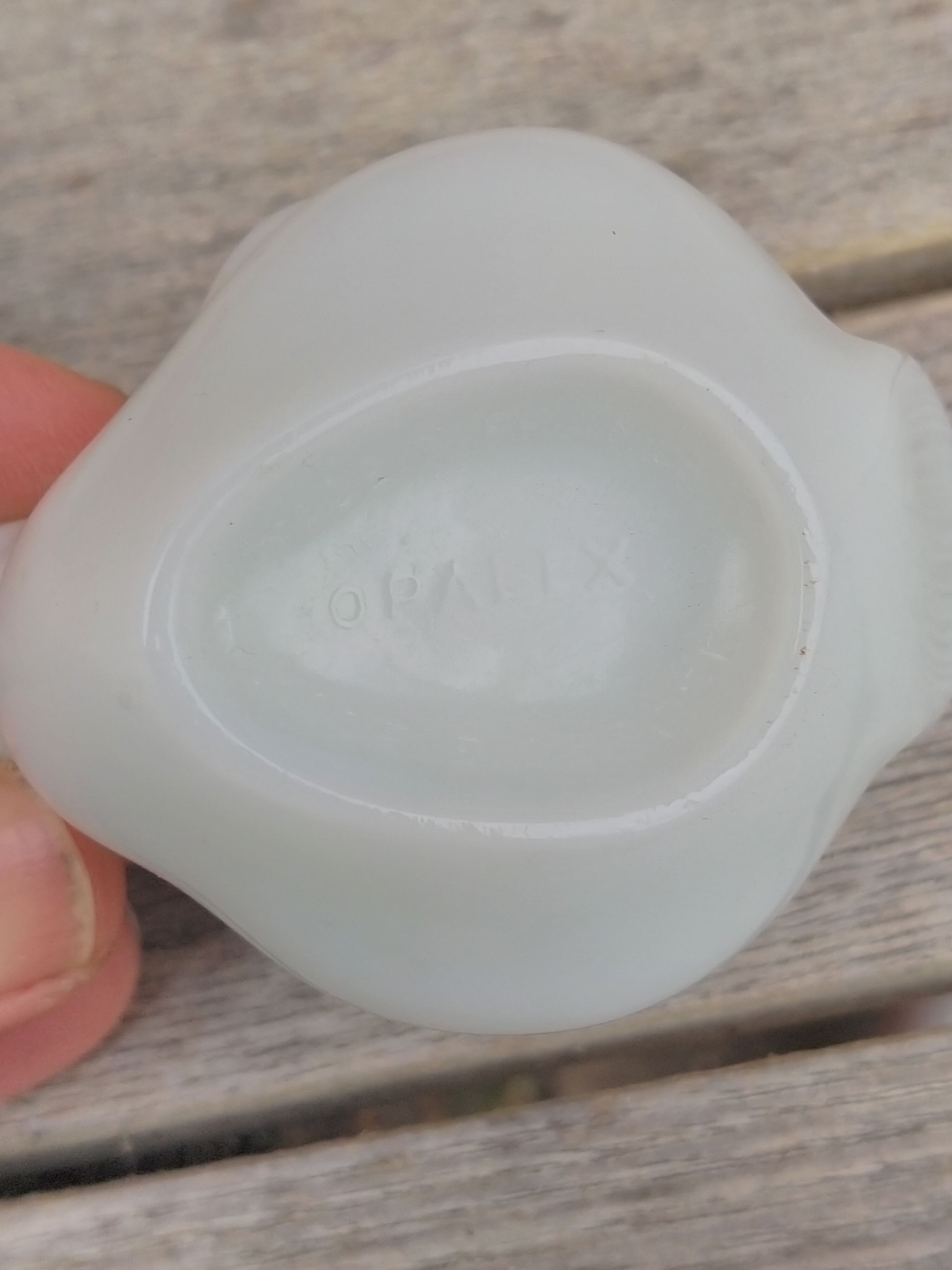 Coquetier vintage opalex forme canard