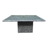 80s granite coffee table