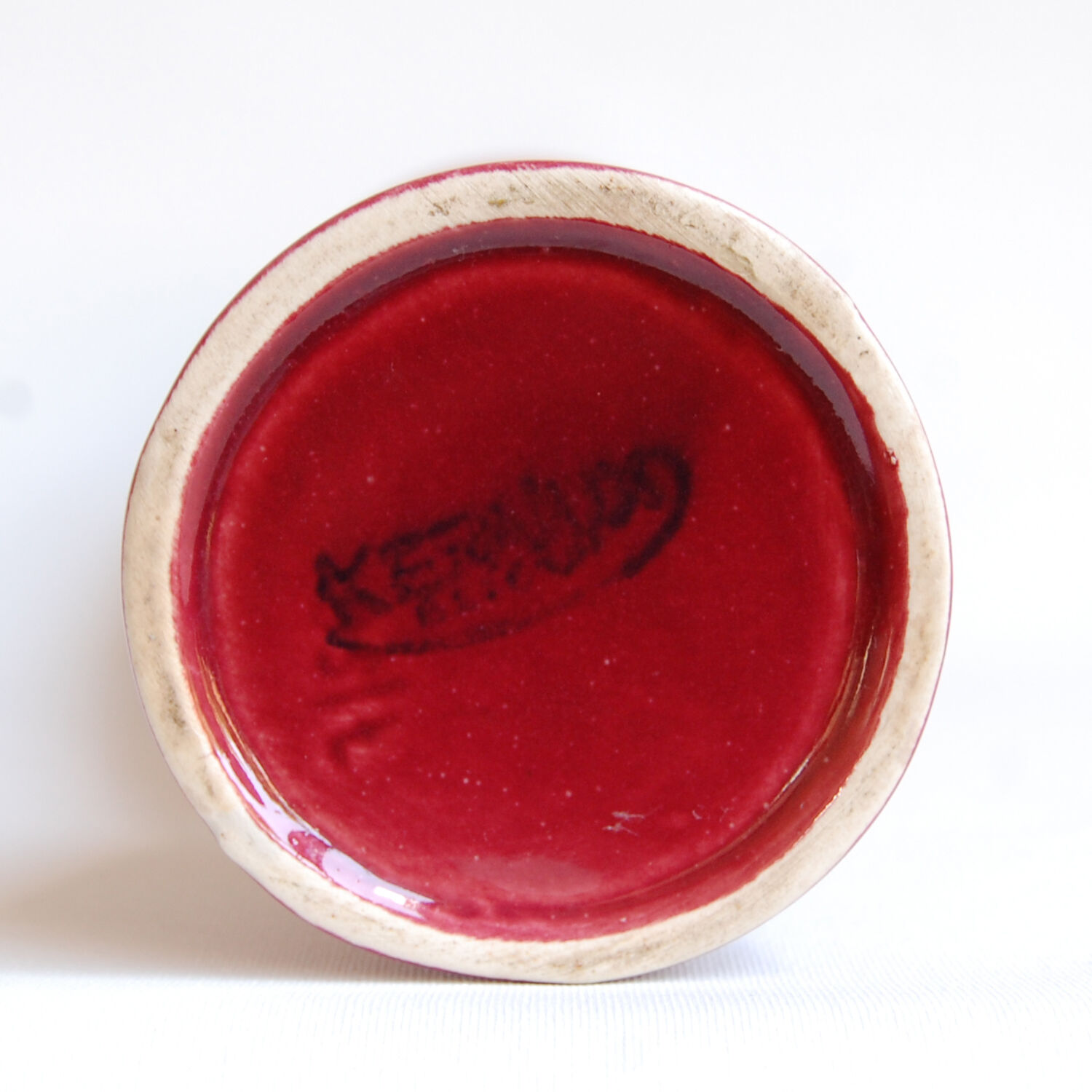 Vase Keralux Studio d'Art n°7/56 - E. D'Hossche 1956