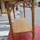 Rattan console table