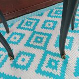 Black patina bedside table