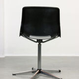 Black Overman Office Swivel Chair by Svante Schoblom from Sweden, 1970s