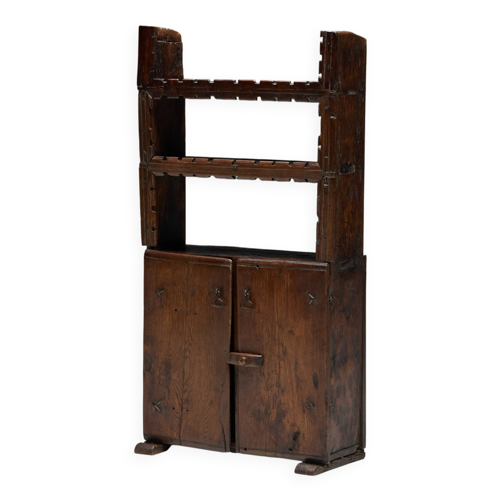 Antique Art Populaire Cabinet, France, 19th Century