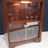 Art deco bar system in walnut