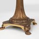 Beautiful brass side table with onyx marble top, France ca. 1950
