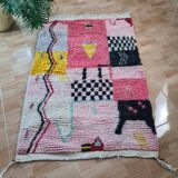 Handmade wool Berber rug 150 x 100 CM