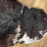 Brown cowhide rug, 2.30m