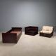 Light simple old marine style in mahogany veneer Italy 20th century