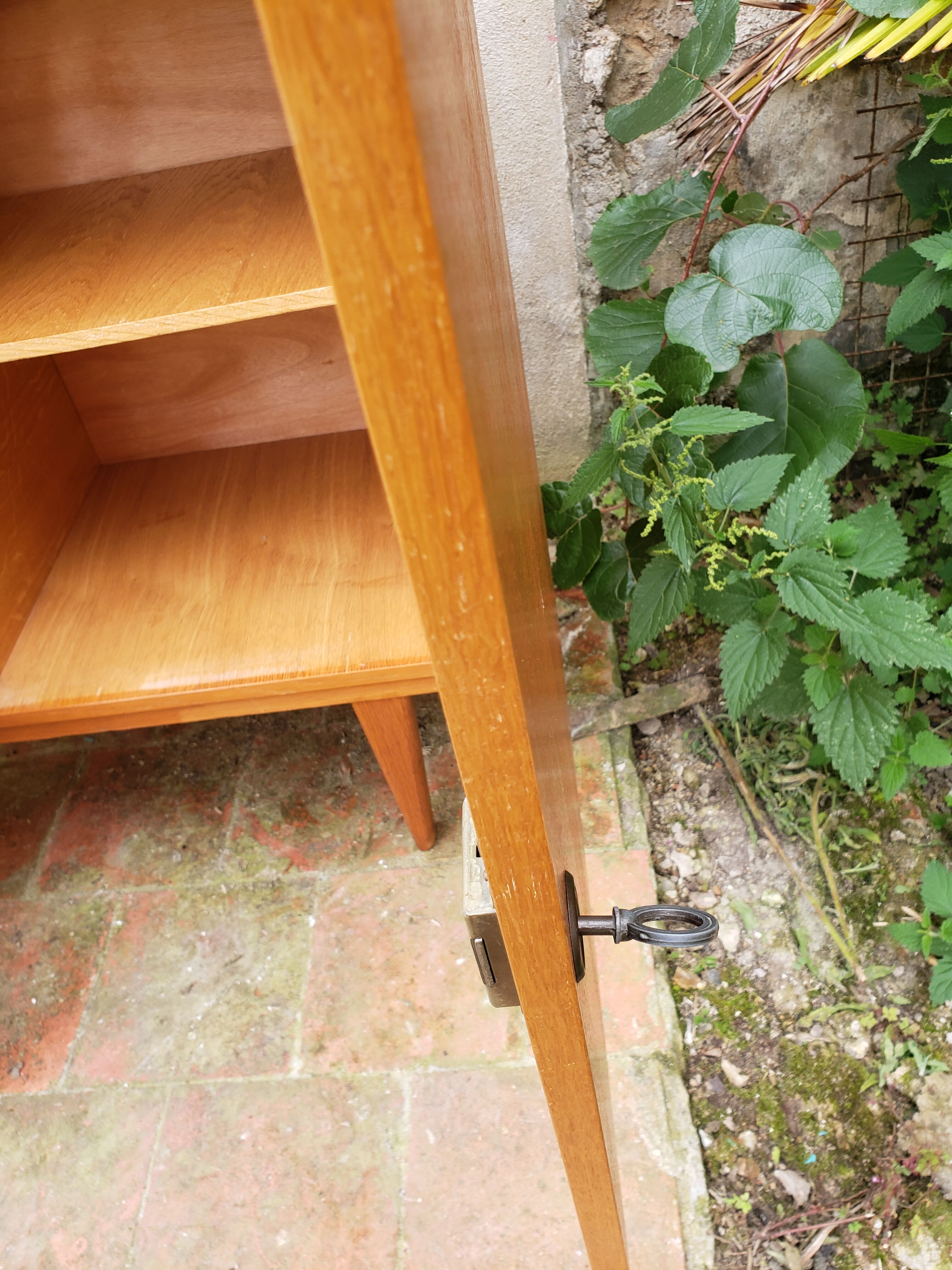 Buffet chest of drawers vintage golden honey