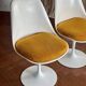 Tulip Knoll Table Saarinen + 4 chairs – Vintage design – Calacatta marble