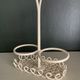 Oiler vintage vinegar 1950 ceramic and perforated metal