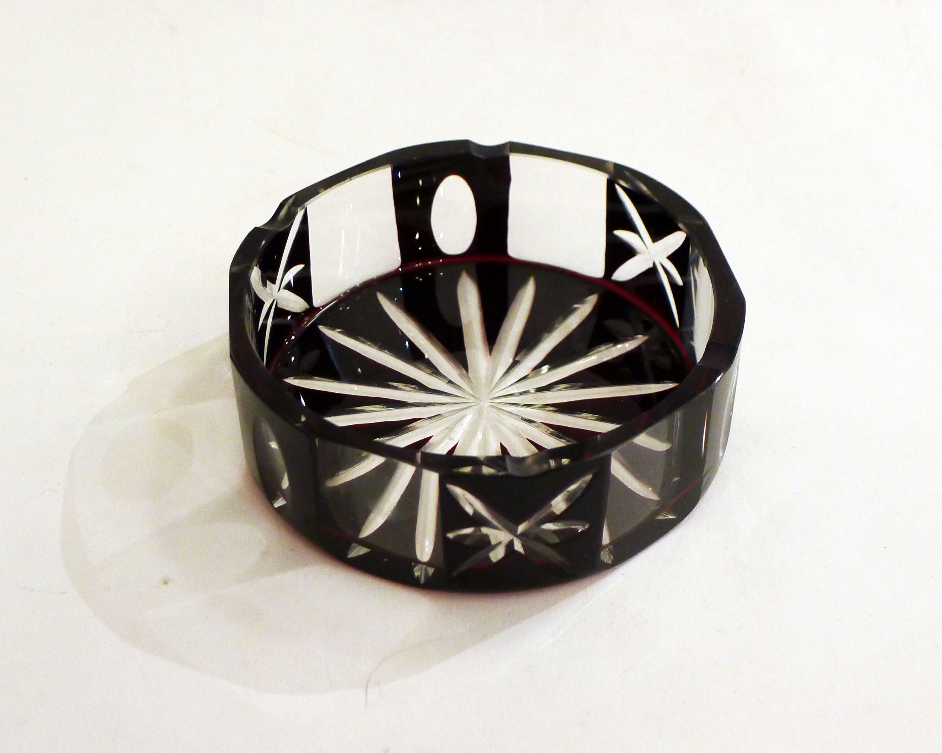 Bohemian Crystal Ashtray