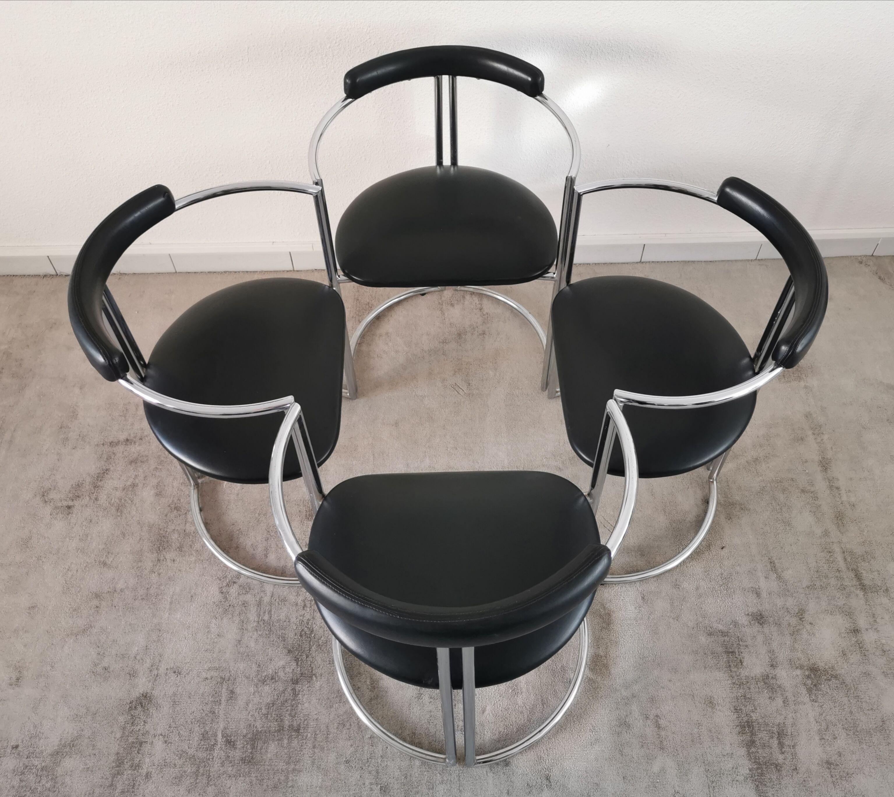 Bauhaus-style dining set from the 70s