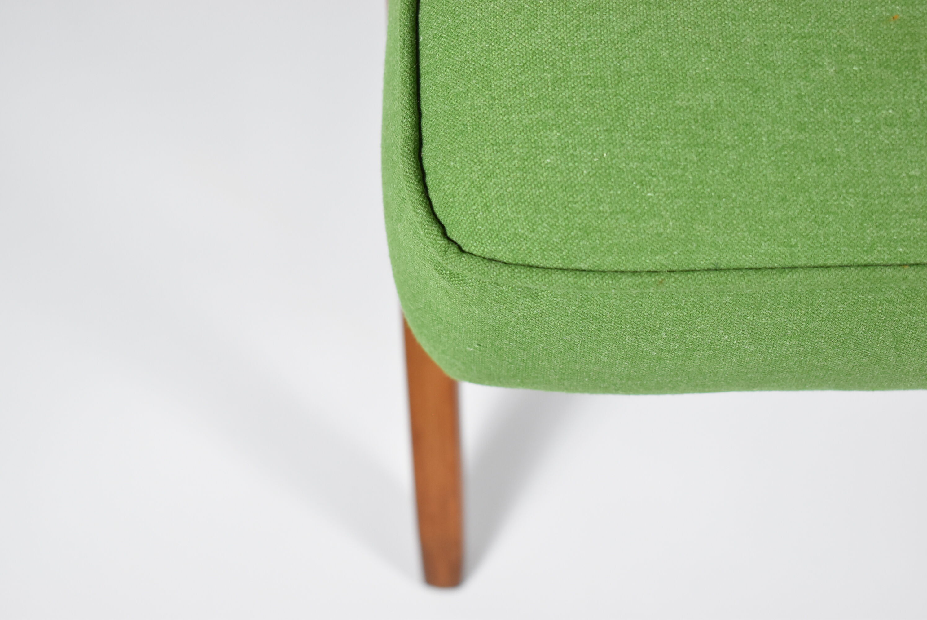 Vintage armchair "Bunny" 1960s, spring green