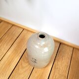 Handmade soliflore vase in glazed terracotta