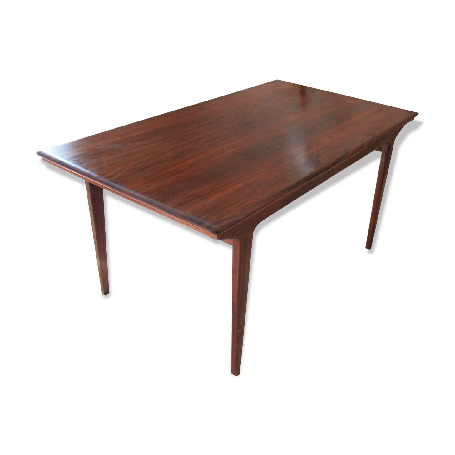 Extendable Scandinavian  table Rio rosewood