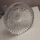 Old push-up in moulded thick glass