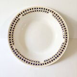 Large round dish from the Faïencerie Nouvelle de Givors, "Maryse" model