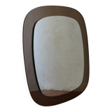 Vintage smoked mirror, 1970s