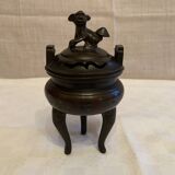 Bronze censer ashtray 1900