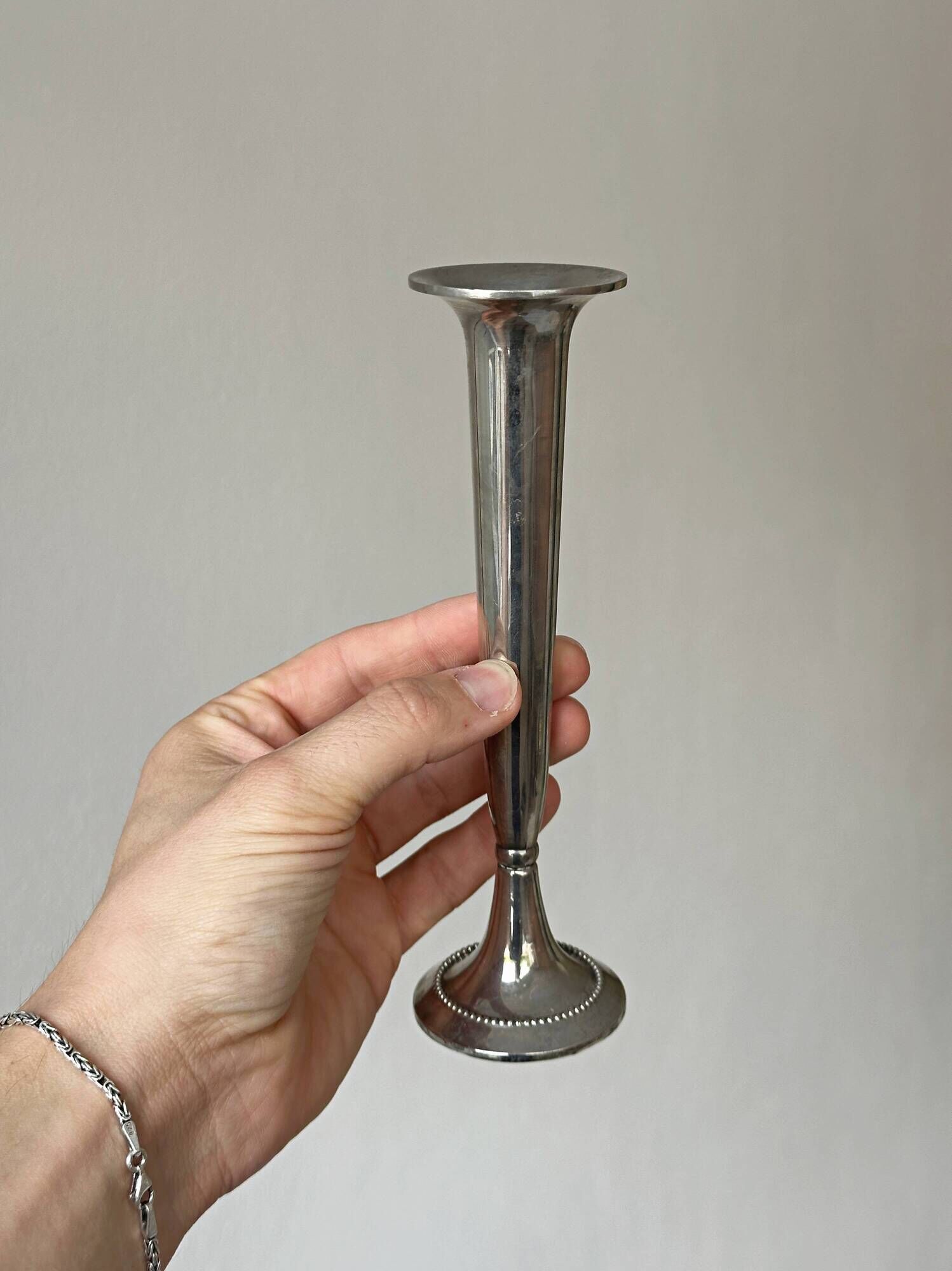 Vintage metal soliflore