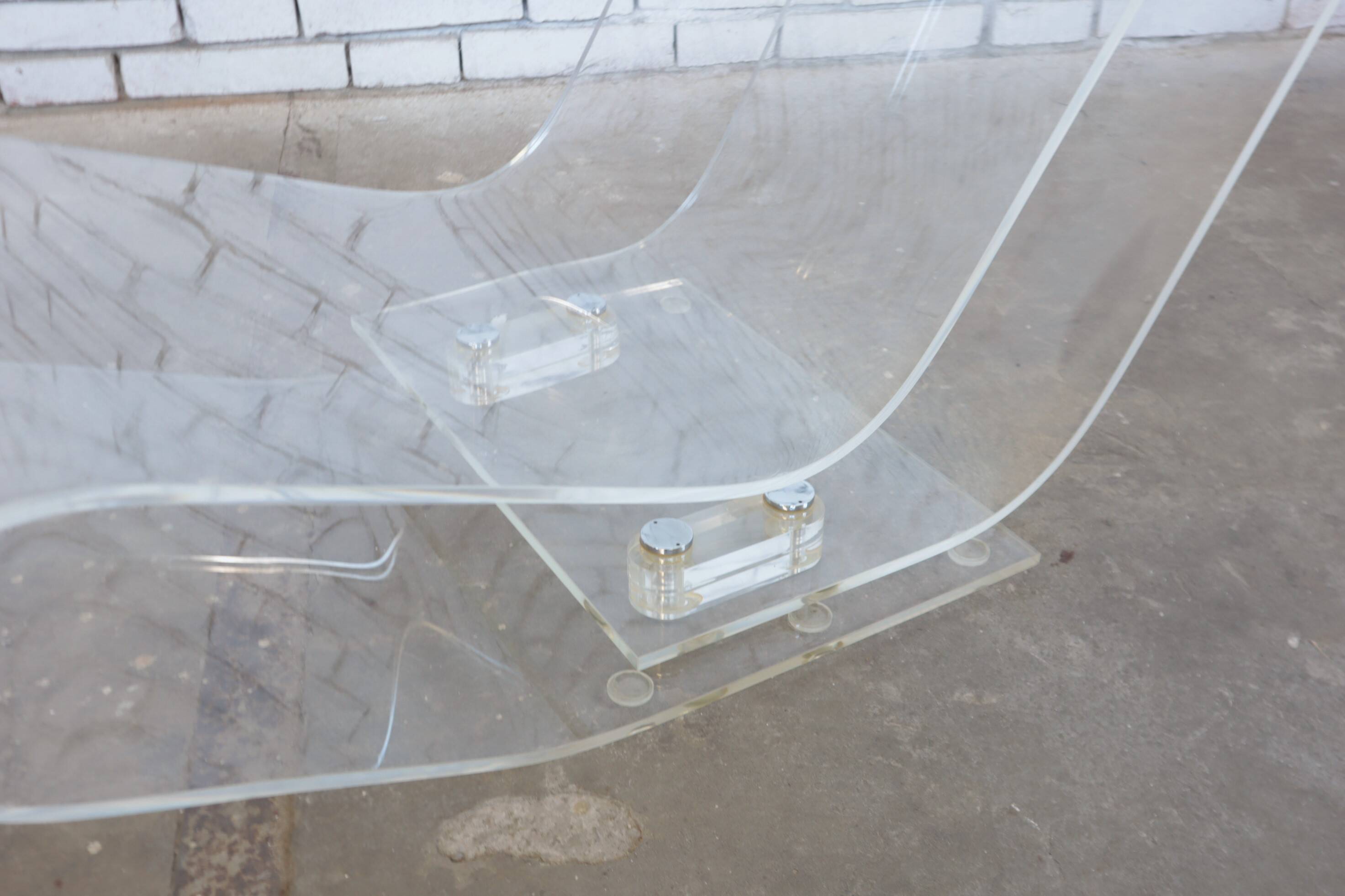 LCP plexyglass lounge chair Kartell 2000s
