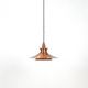 Mid-century pendant lamp / copper / aluminium / Danish modern design / 1960s / 1970s