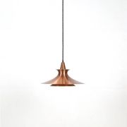 Mid-century pendant lamp / copper / aluminium / Danish modern design / 1960s / 1970s
