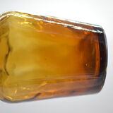 Lady jeanne in amber glass irregular appearance
