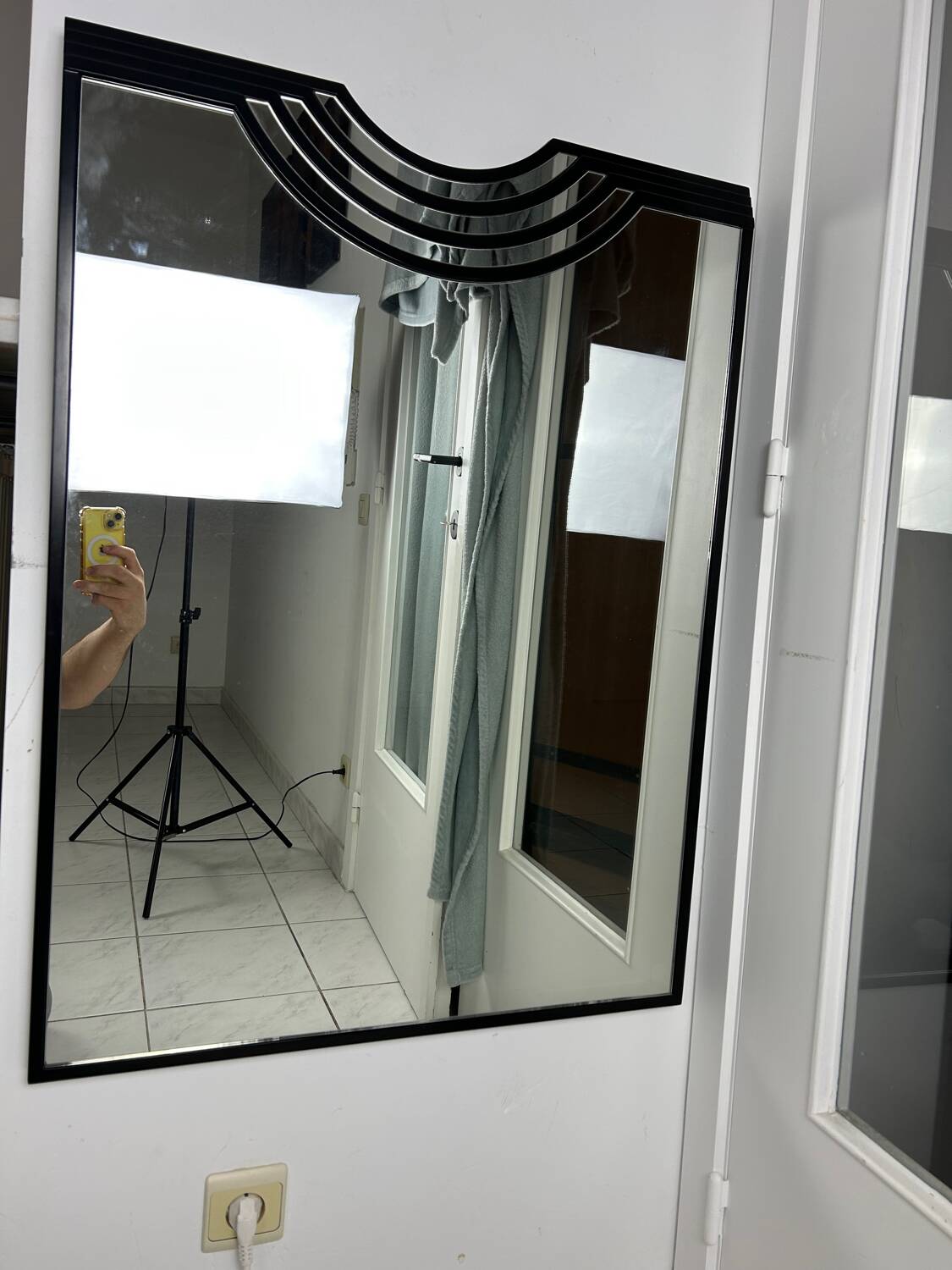 Vintage Deknudt mirror art deco style