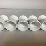 Five Royal Boch Belgium egg cups