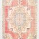 4x7 Red Madallion Turkish Rug 117x225Cm SK 22422