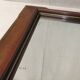 Louis Philippe 69cm silver-plated wooden mirror with gilded thread to hang