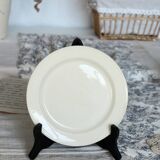 4 vintage English porcelain dessert plates with pearl trim