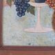 Oil painting still life signed and dated, painted on board with frame B8