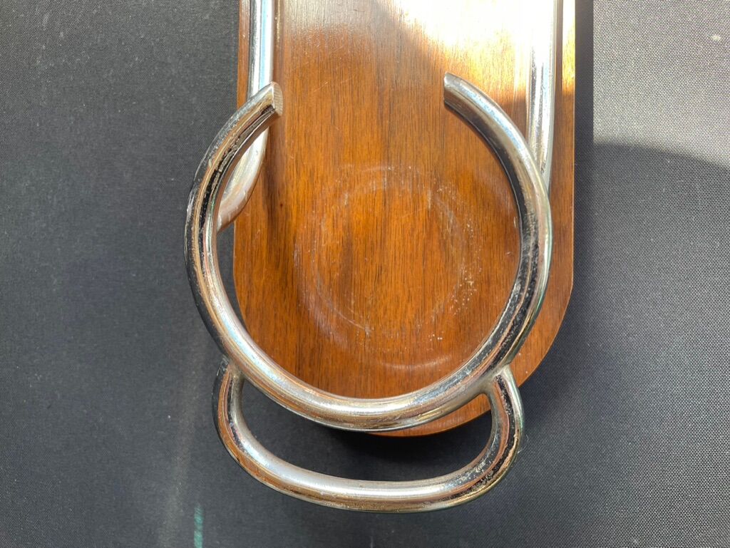 Liquor cabaret - Art Deco - Blown and cut crystal, mahogany or ebony macassar and stainless steel