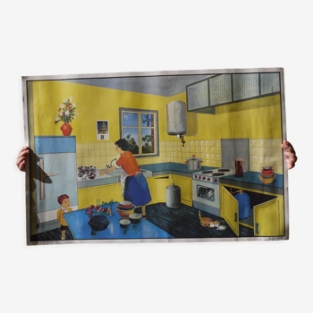 Poster Hachette The kitchen & the street